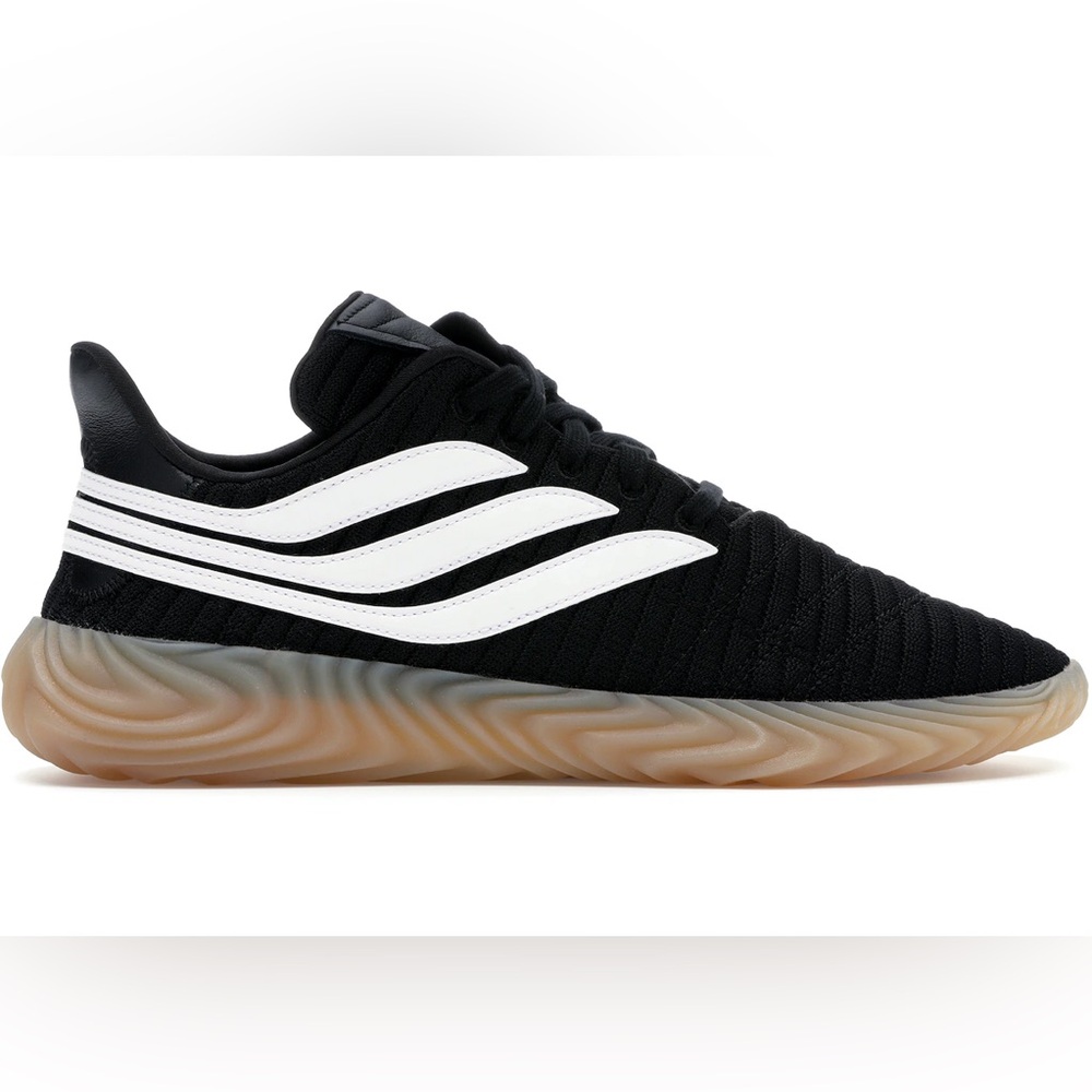Adidas Sobakov Black & White Gum Men’s 11 Running Shoes
